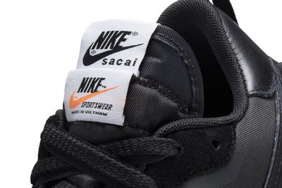 sacai x Nike VaporWaffle 'Black/Gum'