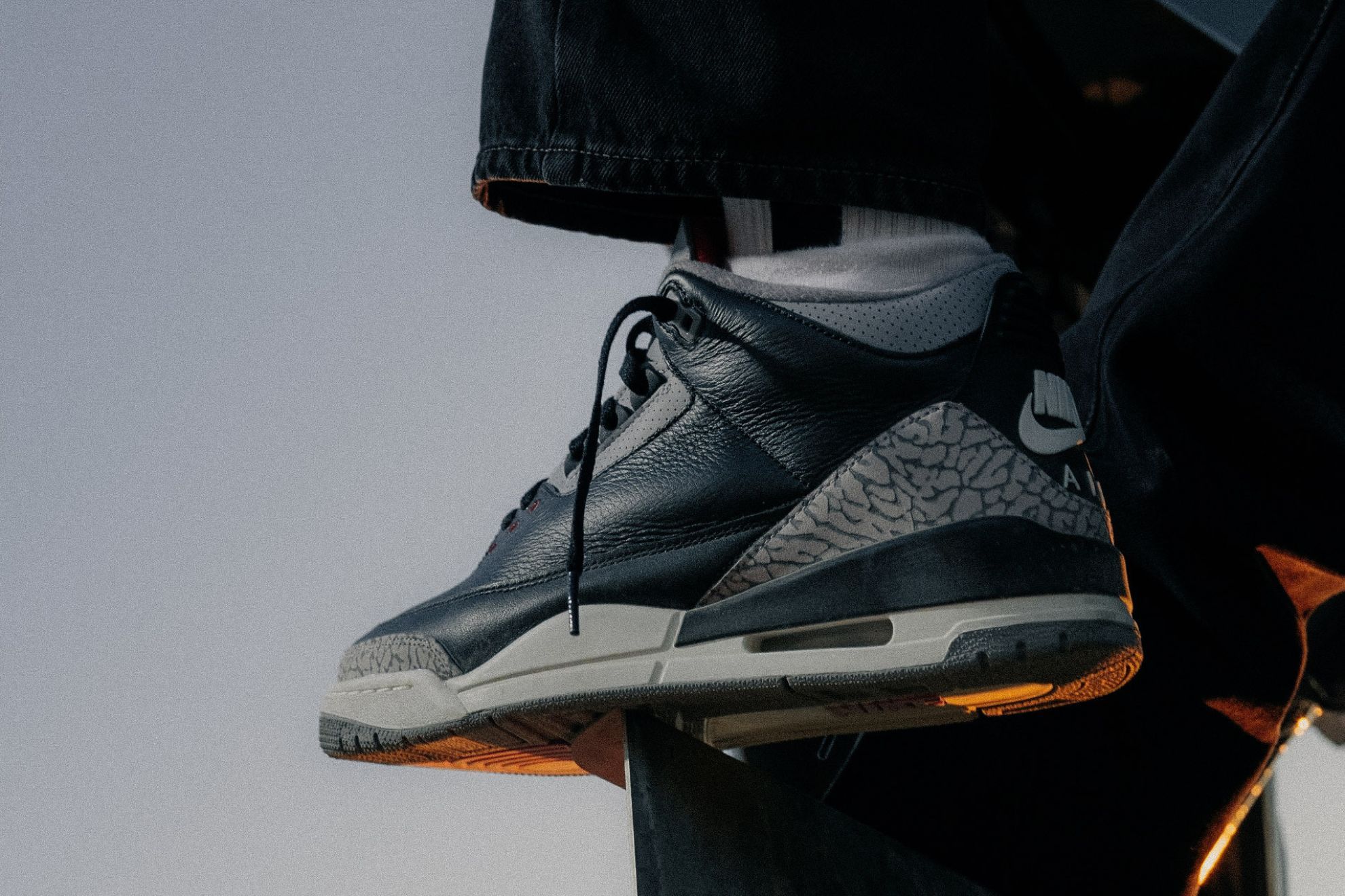 Solebox Built an Air Jordan 3 'Black Cement' Cement Mixer