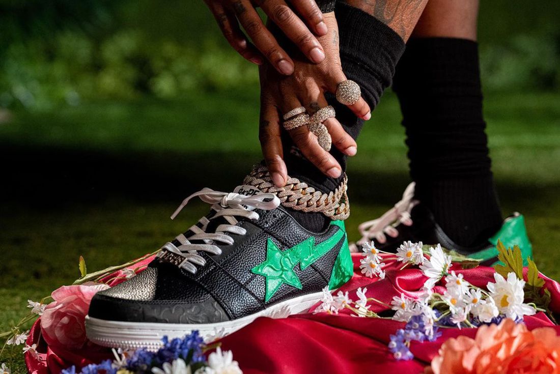 Gunna Gets Drippy With a BAPE STA Colab - Sneaker Freaker