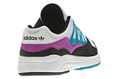 Adidas Torsion Allegra Grey Pink Blue Heel 1
