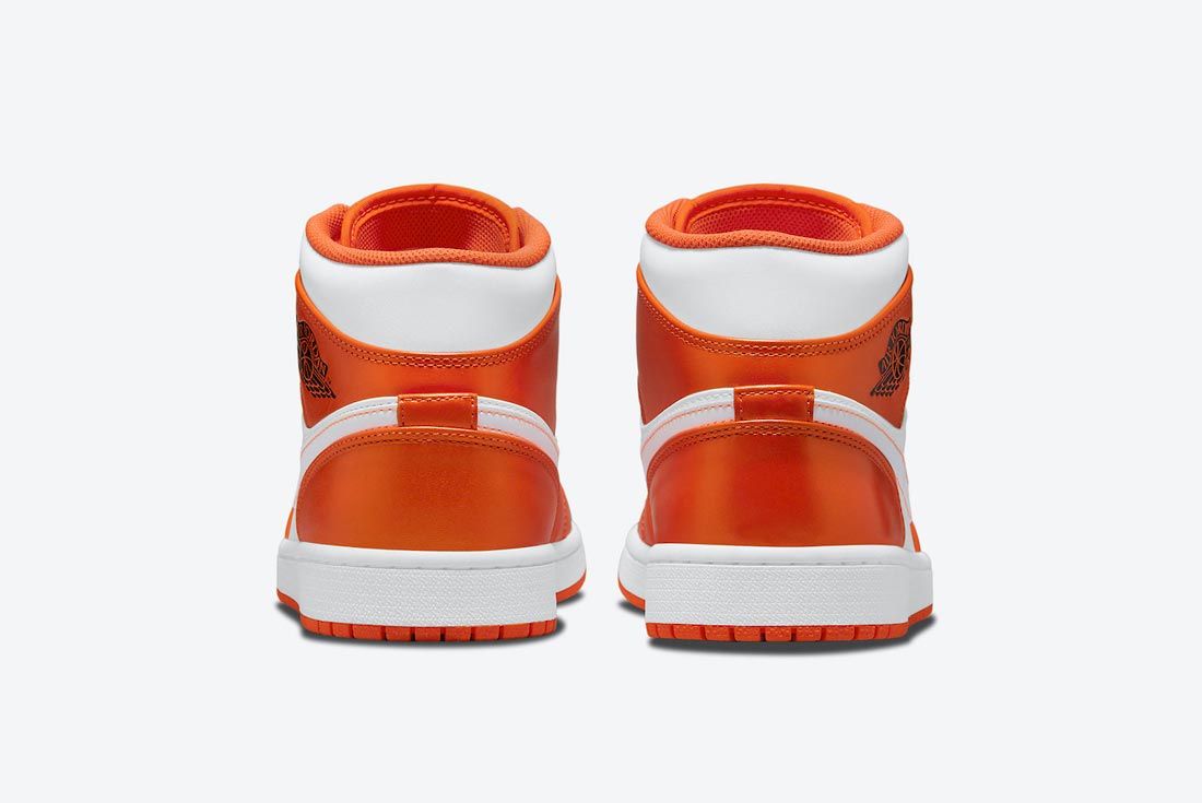 Air Jordan 1 Mid Orange/White