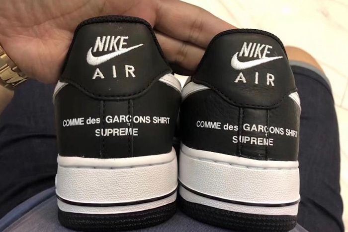 Fondos cortesía administrar Fresh Look: Supreme x Comme Des Garçons x Nike's New Air Force 1 Low -  Sneaker Freaker