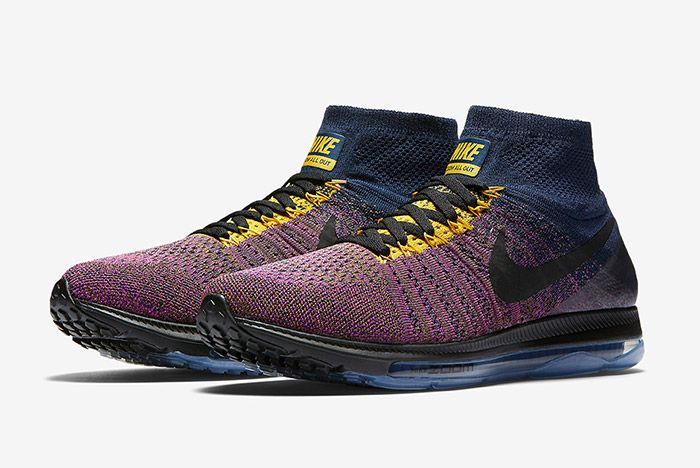 Nike Zoom All Out Flyknit Navy Purple 5