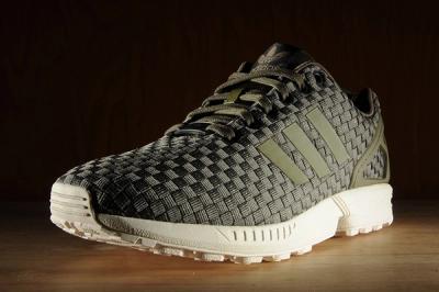 Adidas Zx Flux Reflective Weave Olive 4
