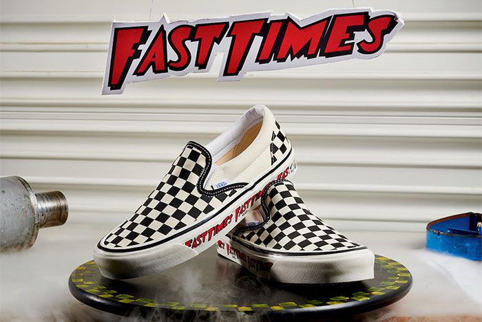 Vans Checkerboard Slip On Fast Times Pair