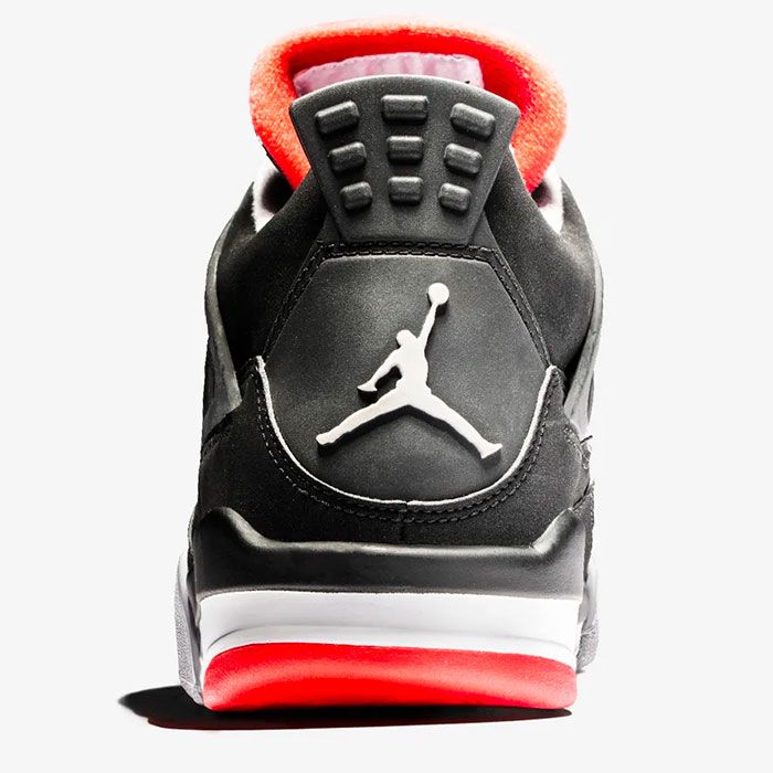 Heel: The Air Jordan 4 'Bred 