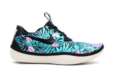 Nike Solarsoft Moccasin Sp Tropical Floral Pack Blue Pink Profile 1