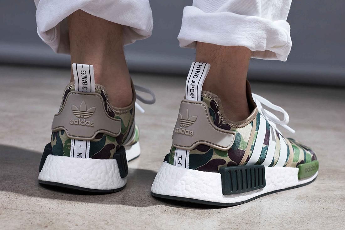 BAPE X adidas NMD_R1 (Camo Pack) - Releases