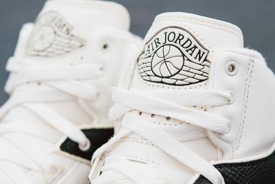 Air Jordan 2 Sail Black Womens Sneakers Footwear