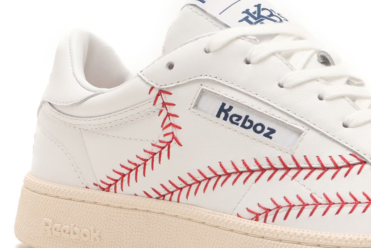 The atmos x KEBOZ x Reebok Club C 85 Vintage 'Baseball