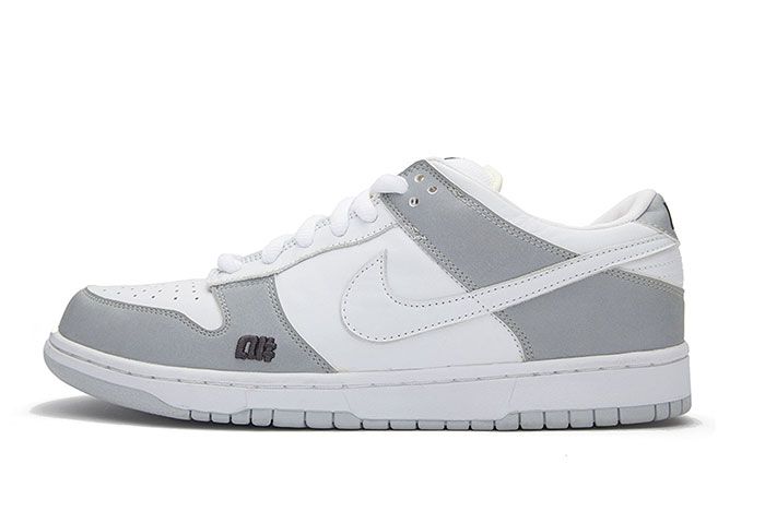 Nike Sb Dunk Low Alphanumeric White Lateral Side