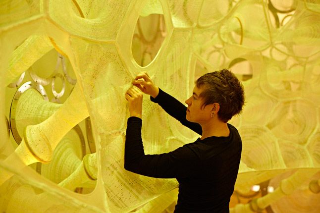 Nike Nyc Flyknit Collective Jenny Sabin Action 1