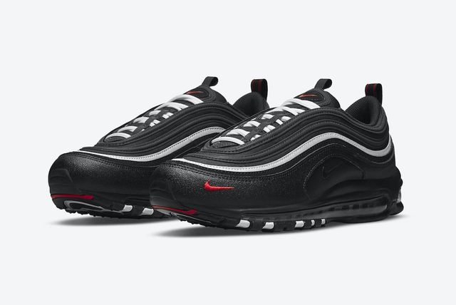 nike air max 97 grey black and crimson