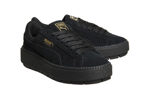 puma trace platform black