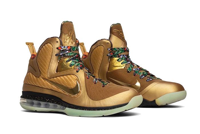 lebron 9 gold king