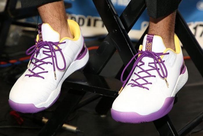 Big Baller Brand Zo2 Lakers Shotime Release Date On Foot
