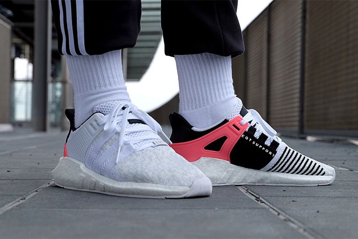 Adidas Eqt Support 9317 White Turbo Red