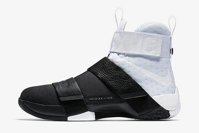 Nike Lebron Zoom Soldier 10 Pinnacle Black White 5