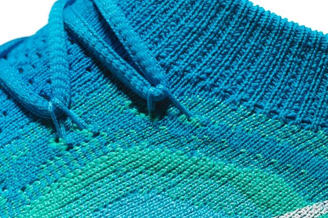 Nike Free Flyknit Blue Midfoot Detail