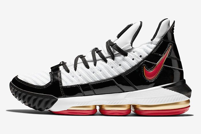 black red lebron 16