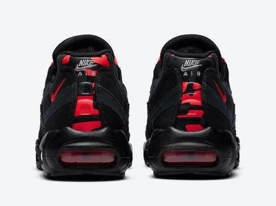 Nike Air Max 95 Laser Crimson Heel