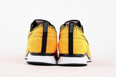 Nike Flyknit Racer Yellow Black 3