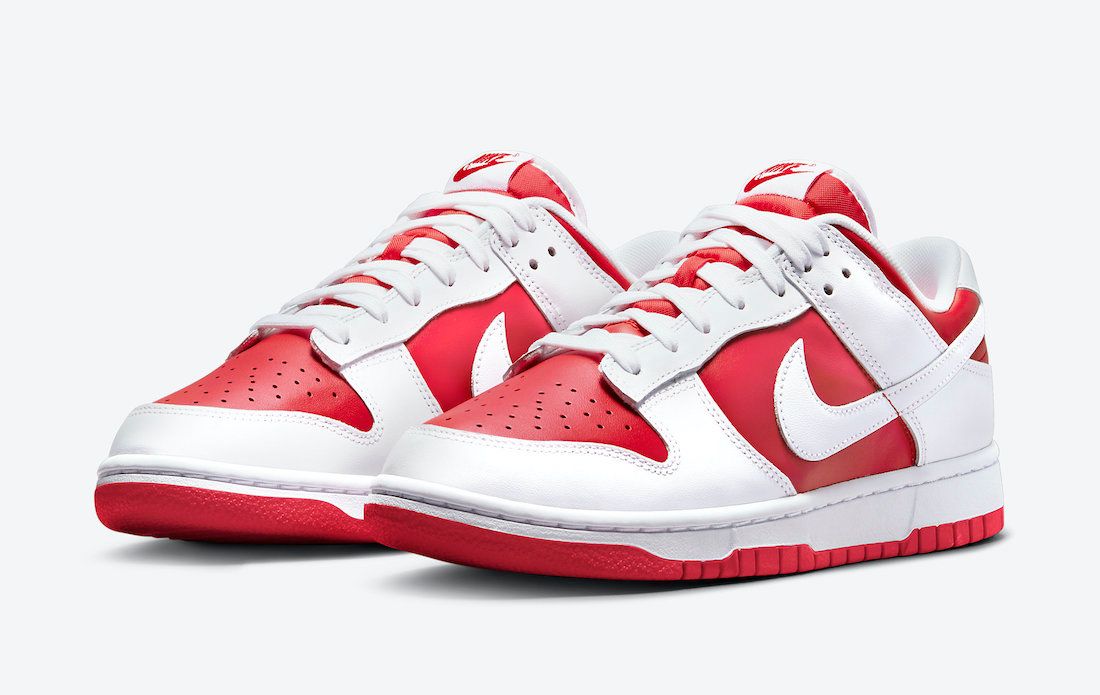 The Nike Dunk Low 'University Red' Revealed in Adult Sizing