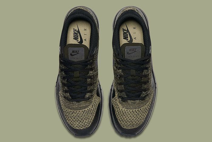 nike air max 1 flyknit olive