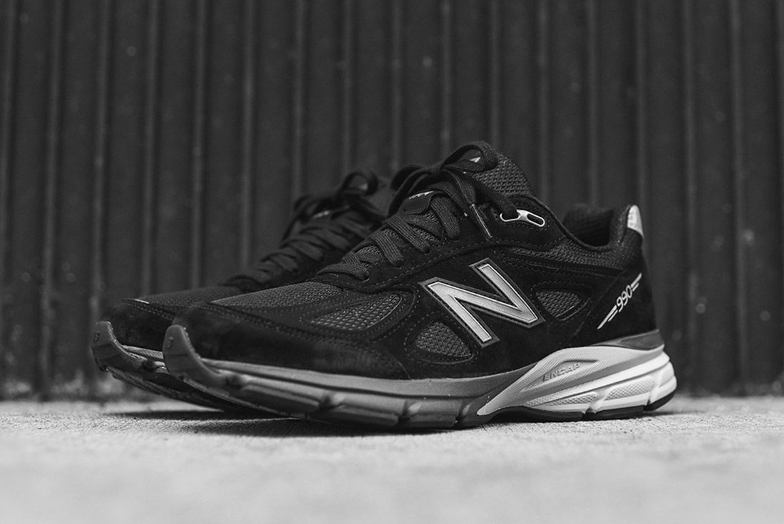 New Balance 990v4 Black Silver Releases