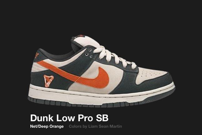 Nike Dunk Low Sb Net Deep Orange 2006 1