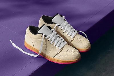 Nike Sb Air Jordan 1 Low Pair Shot3 Suede Gum