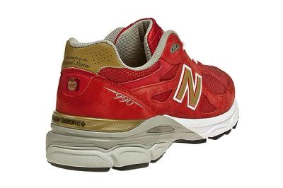 Nb Nyc 990 Red Profile Heel 1