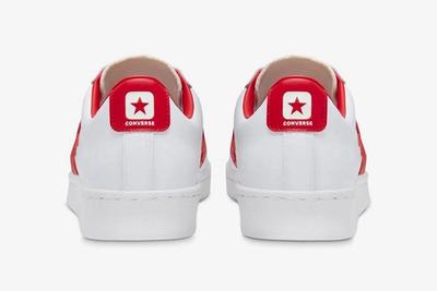 Converse Pro Leather Ox Red Heels