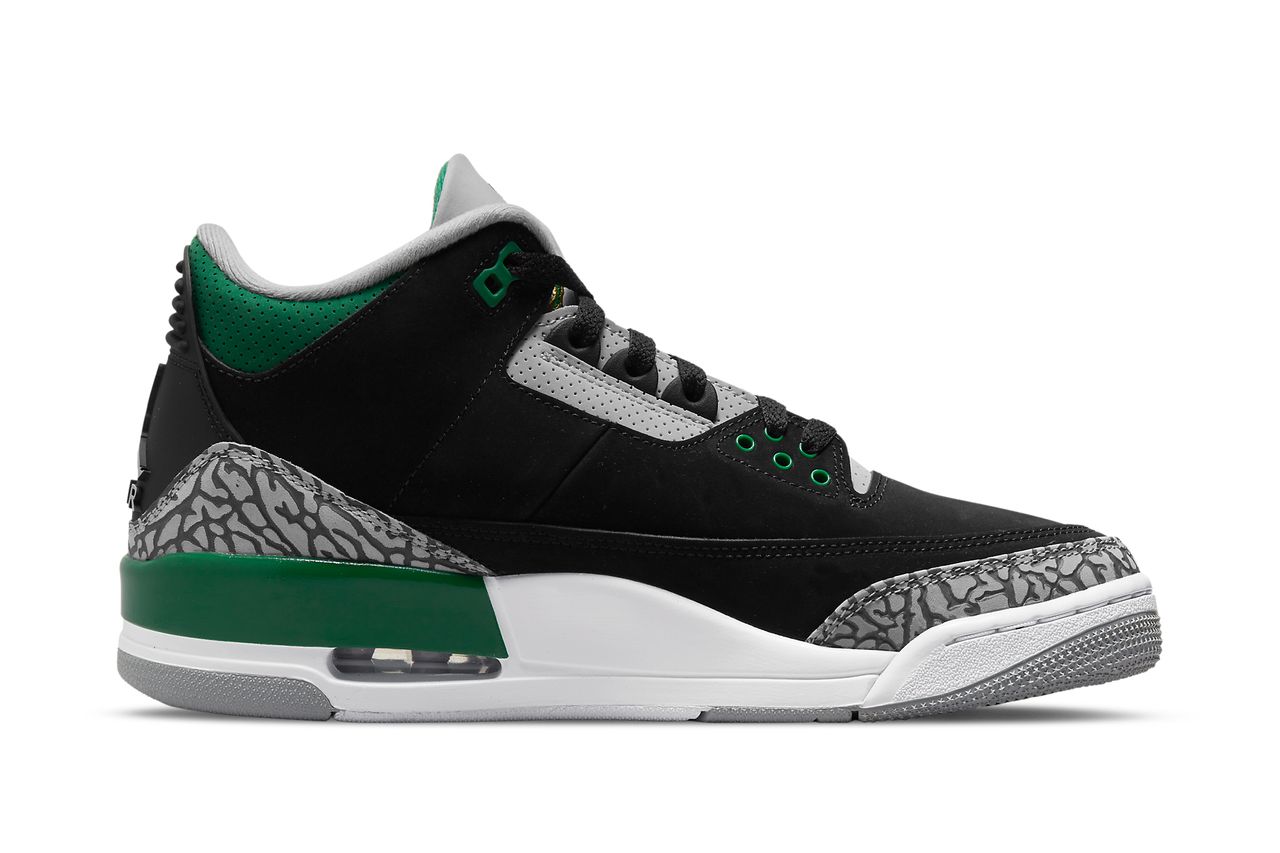 Official Images: Air Jordan 3 'Pine Green' - Sneaker Freaker