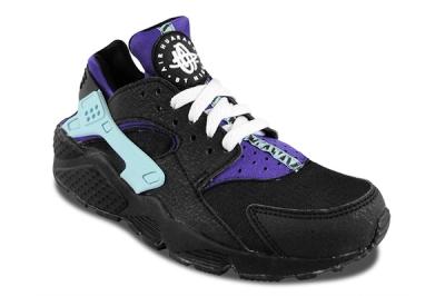 Nike Air Huarache Black Court Purple 5