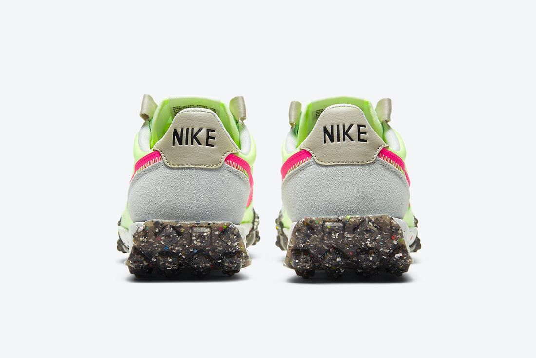 Nike Waffle Racer Crater 'Barely Volt/Pink Blast'