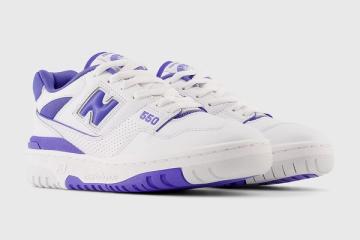 New Balance 550 White Purple