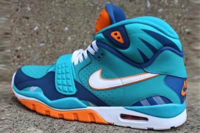 Nike Air Trainer Sc Ii Qs Nfl Miami Dolphins Heel Profile 1