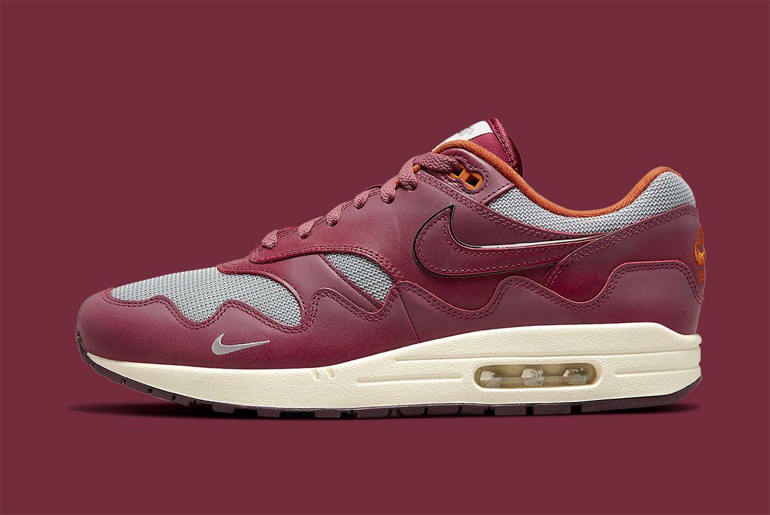 Patta x Nike Air Max 1 Rush Maroon