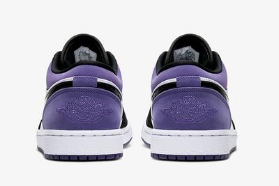 Air Jordan 1 Low Court Purple 553558 125 2019 Release Date 5 Heel