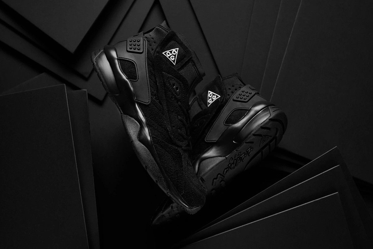 nike air mowabb comme des garcons black