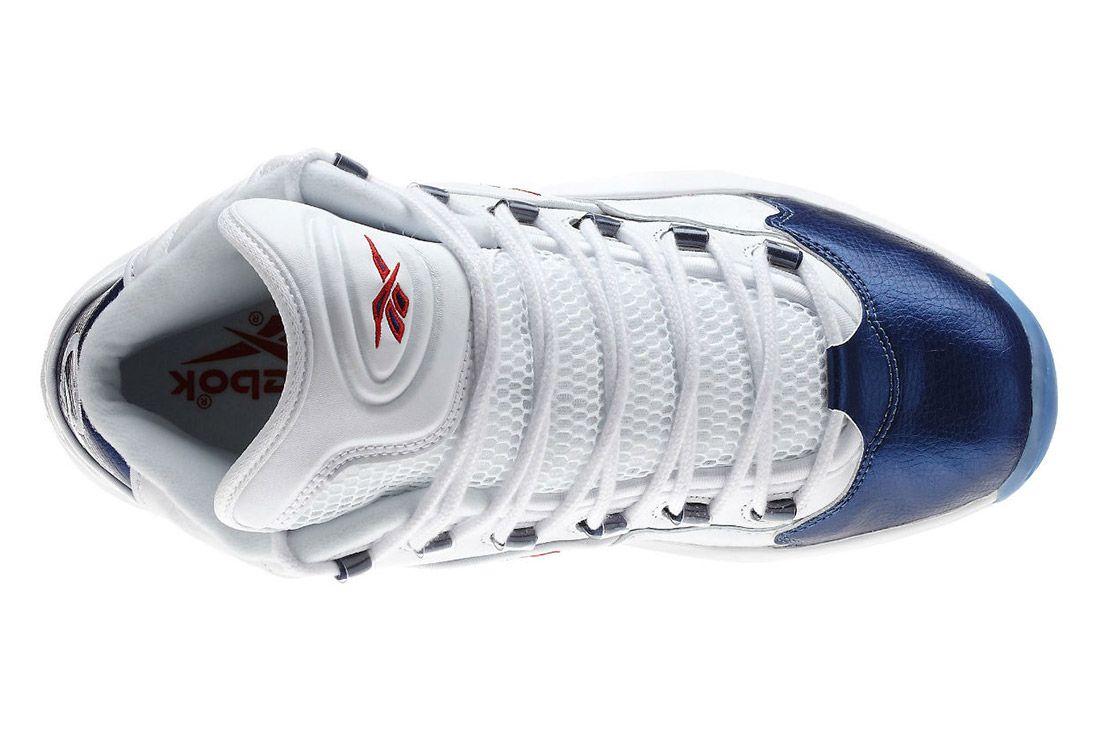 reebok question mid bleu