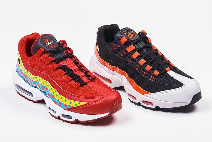 Home' and 'Away' Nike Air Max 95s Made 