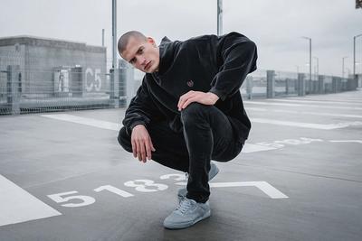 Adidas Yeezy Powerphase Grey On Foot Sneaker Freaker 7