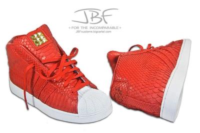 Jbf Customs Red Python Adidas Promodel 6 1