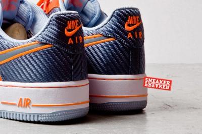 Nike Air Force 1 Low Team Orange Total Orange Heel Detail