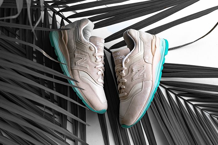 A Teal Sole Highlights this New Balance 997 - Sneaker Freaker