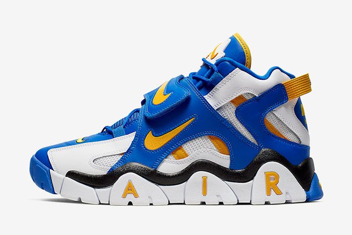 Nike Air Barrage Mid Warriors At7847 100 Lateral
