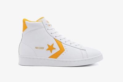 Converse Pro Leather Hi Yellow Lateral