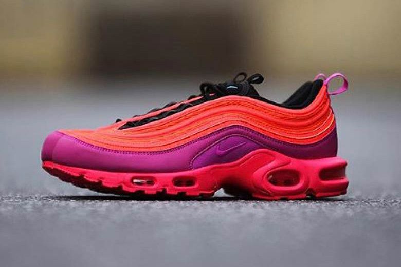 pink and orange 97 air max